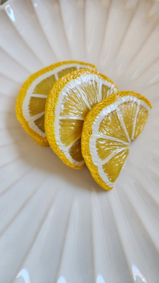 Lemon Slices — Handcrafted Food Sculpture