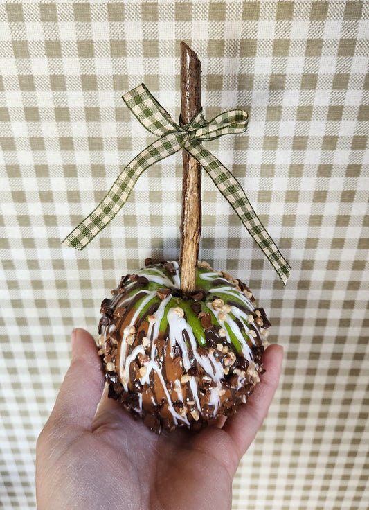 Candy Apple Hand-Finished | Full-Sized Decorative Fall & Halloween Decor