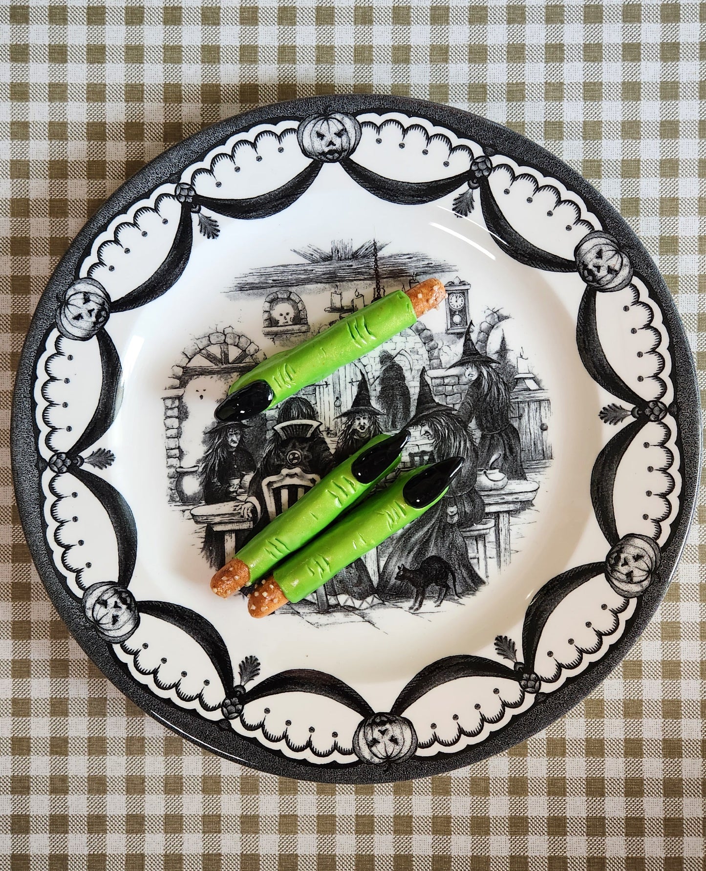 Set of 3 Witch Fingers— Handcrafted Food Sculpture