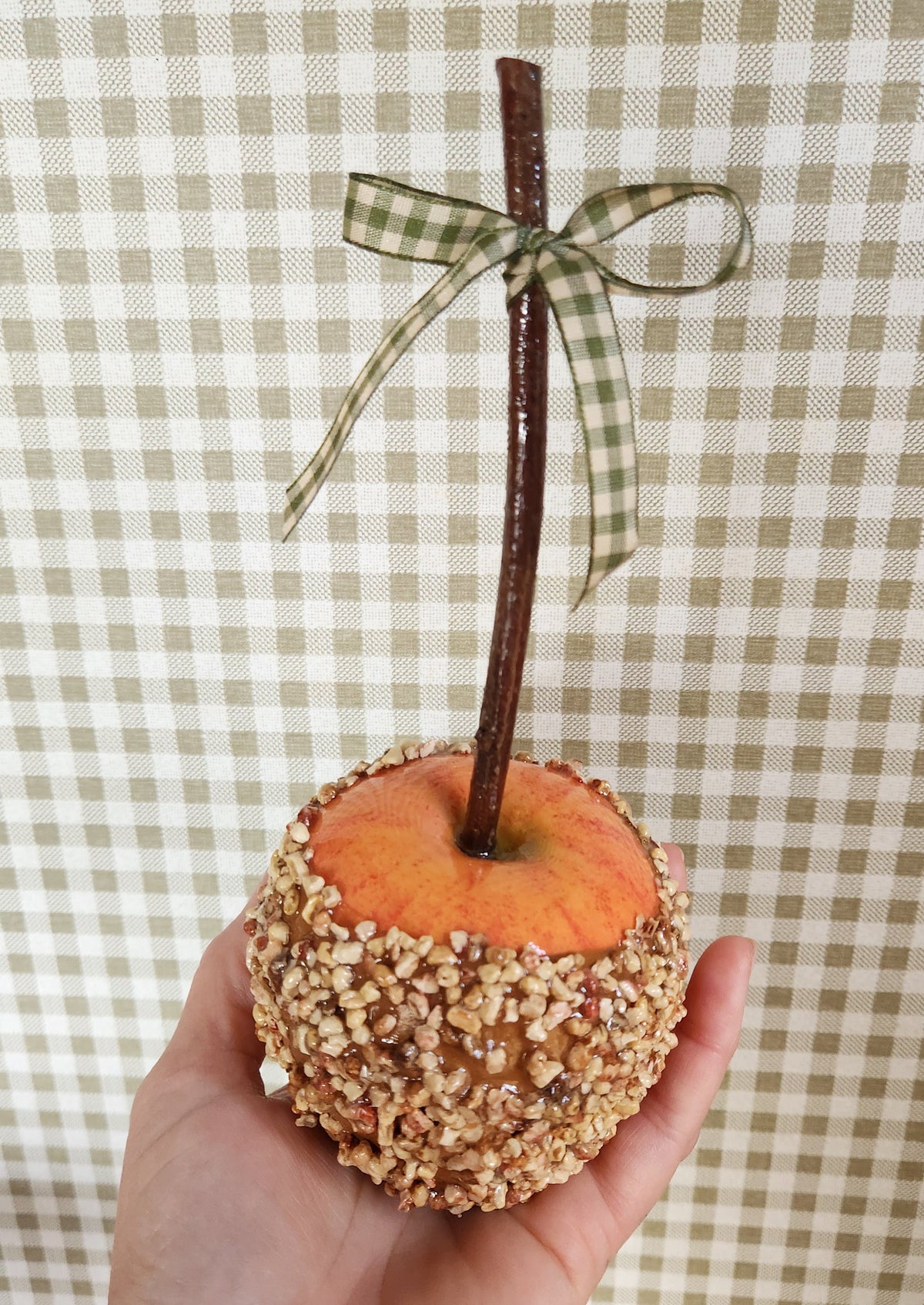 Candy Apple Hand-Finished | Full-Sized Decorative Fall & Halloween Decor