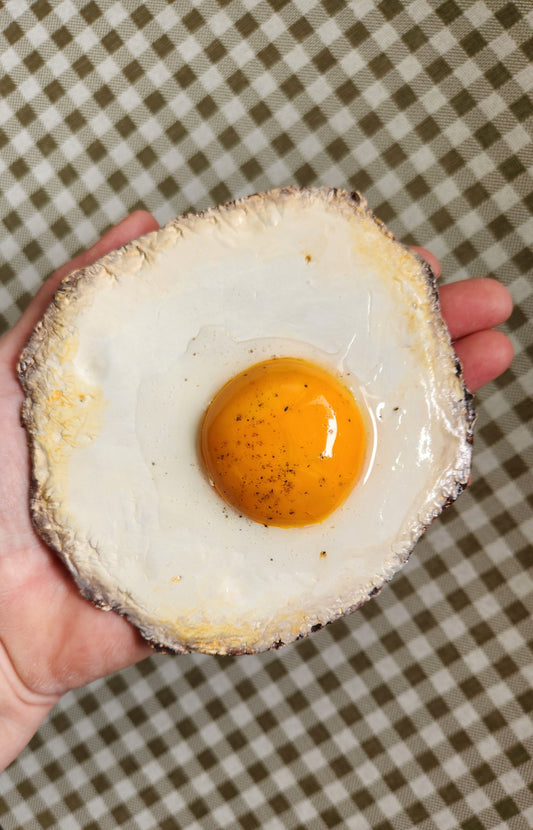 Fried Egg— Handcrafted Food Sculpture