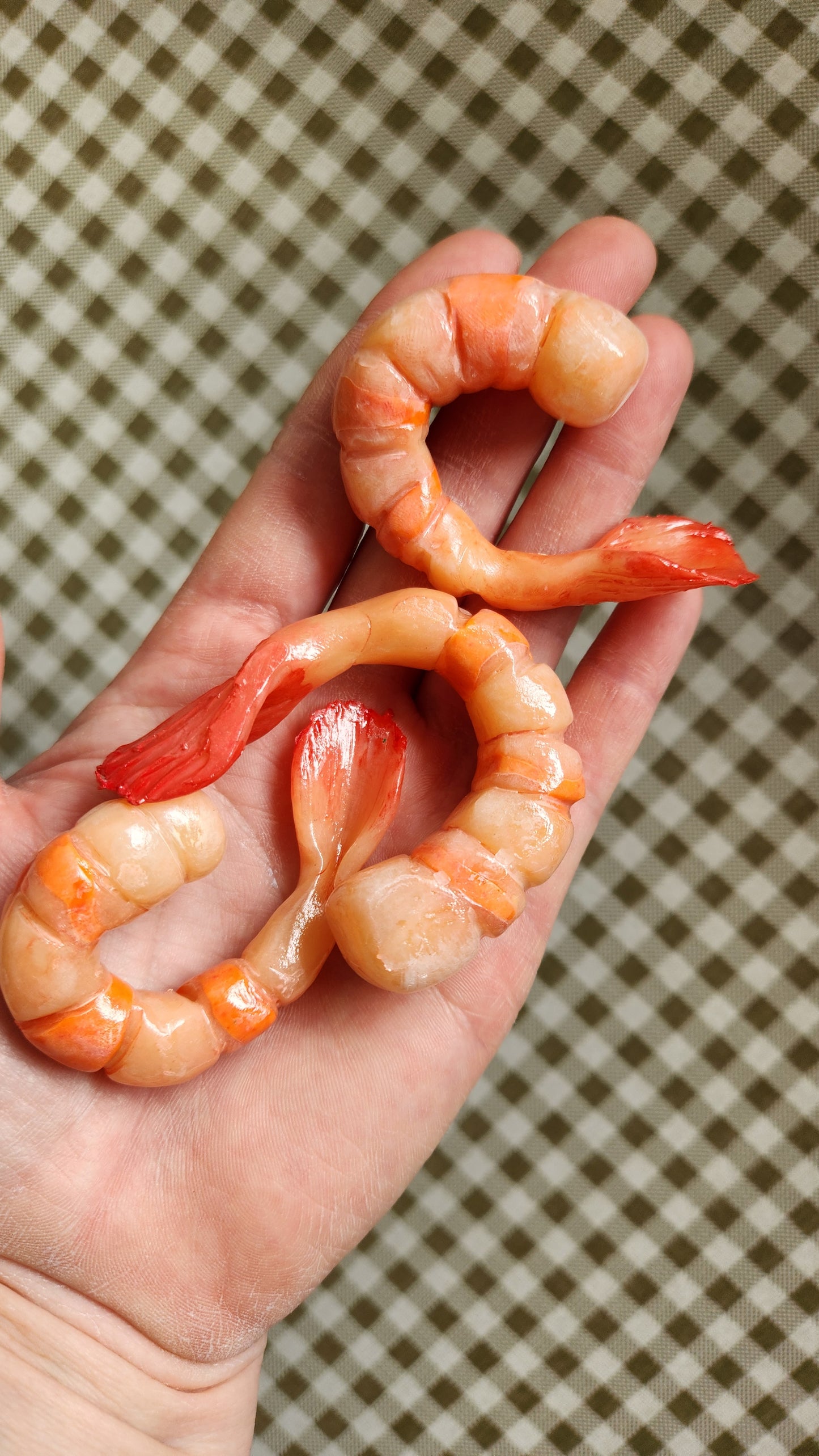 Shrimp and Lemon Slice— Handcrafted Food Sculpture