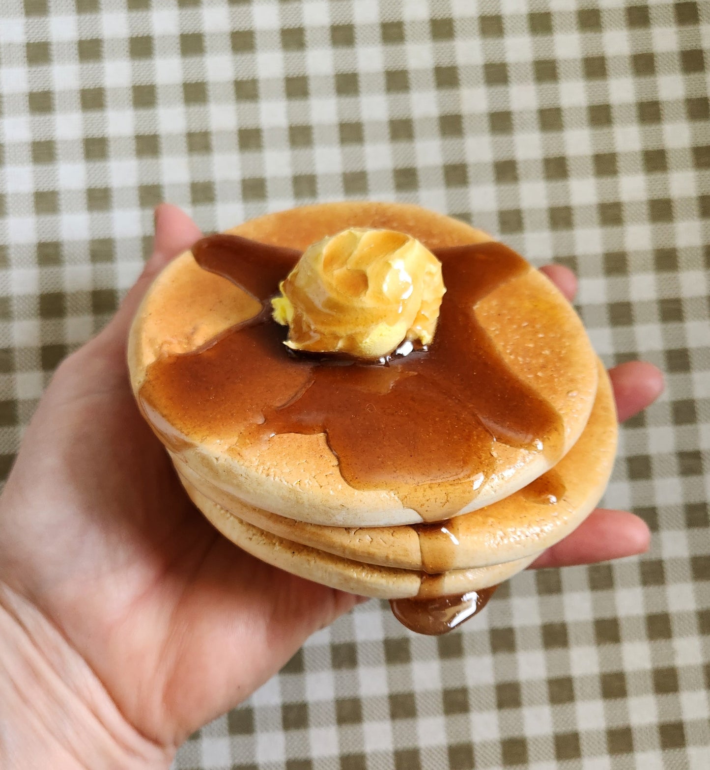 Stack of 3 Pancakes — Handcrafted Food Sculpture
