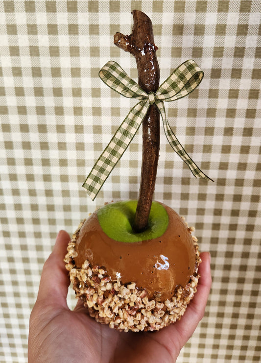Candy Apple Hand-Finished | Full-Sized Decorative Fall & Halloween Decor