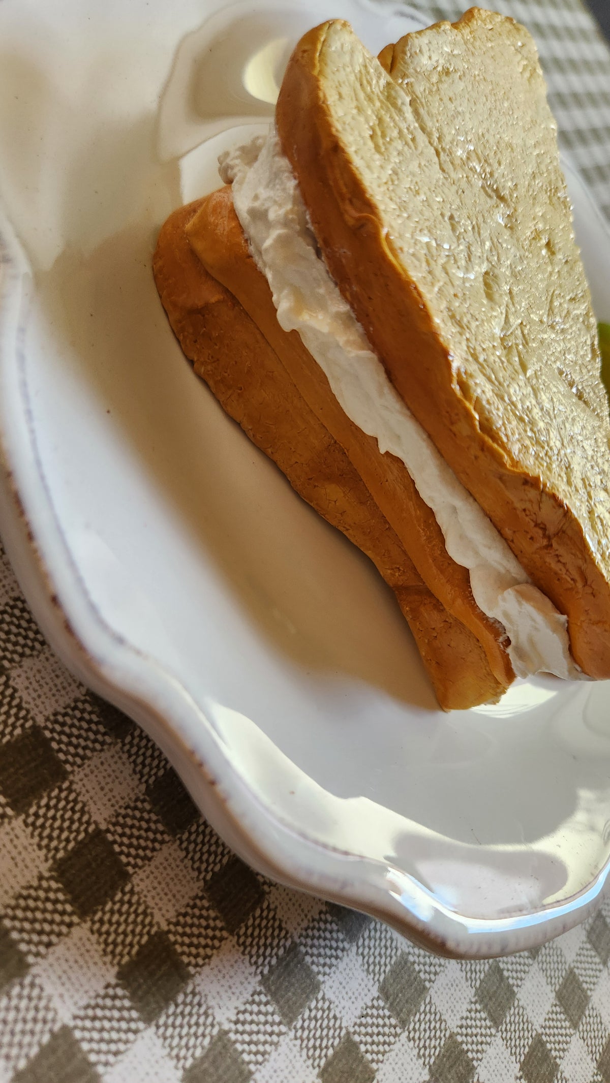 "After-school Snack" Plate— Handcrafted Food Sculpture, Fake Food Plate, Plate Wall Decor