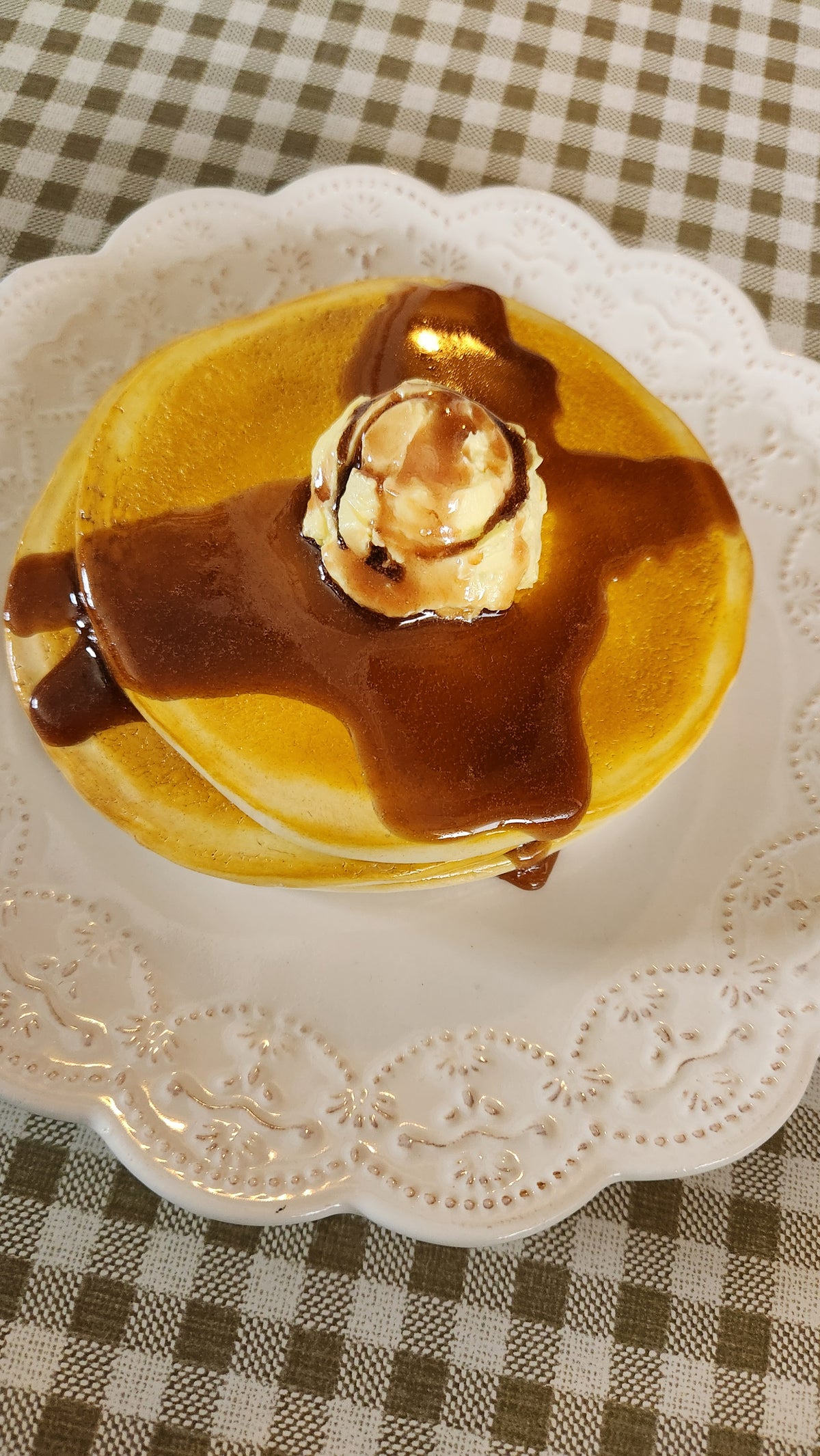 Stack of 3 Pancakes — Handcrafted Food Sculpture