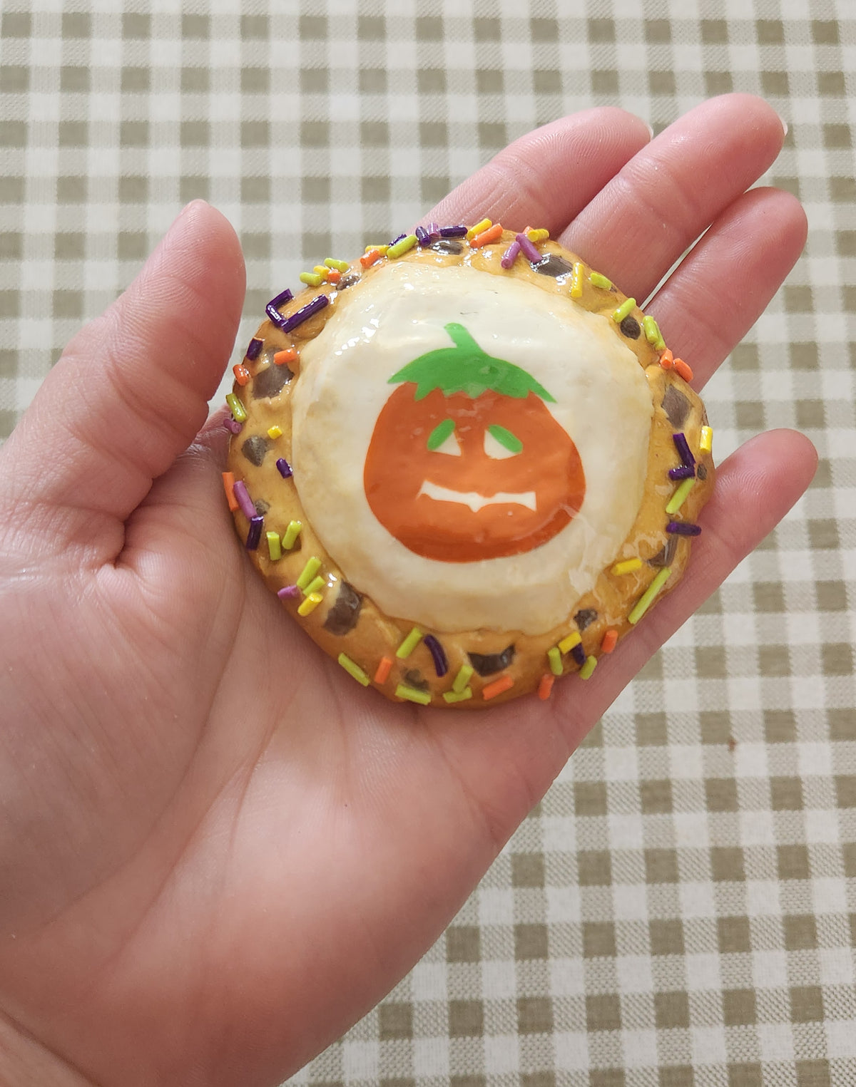 Halloween Cookie Stack— Handcrafted Food Sculpture, Fake Food, Plate Wall Food Decor
