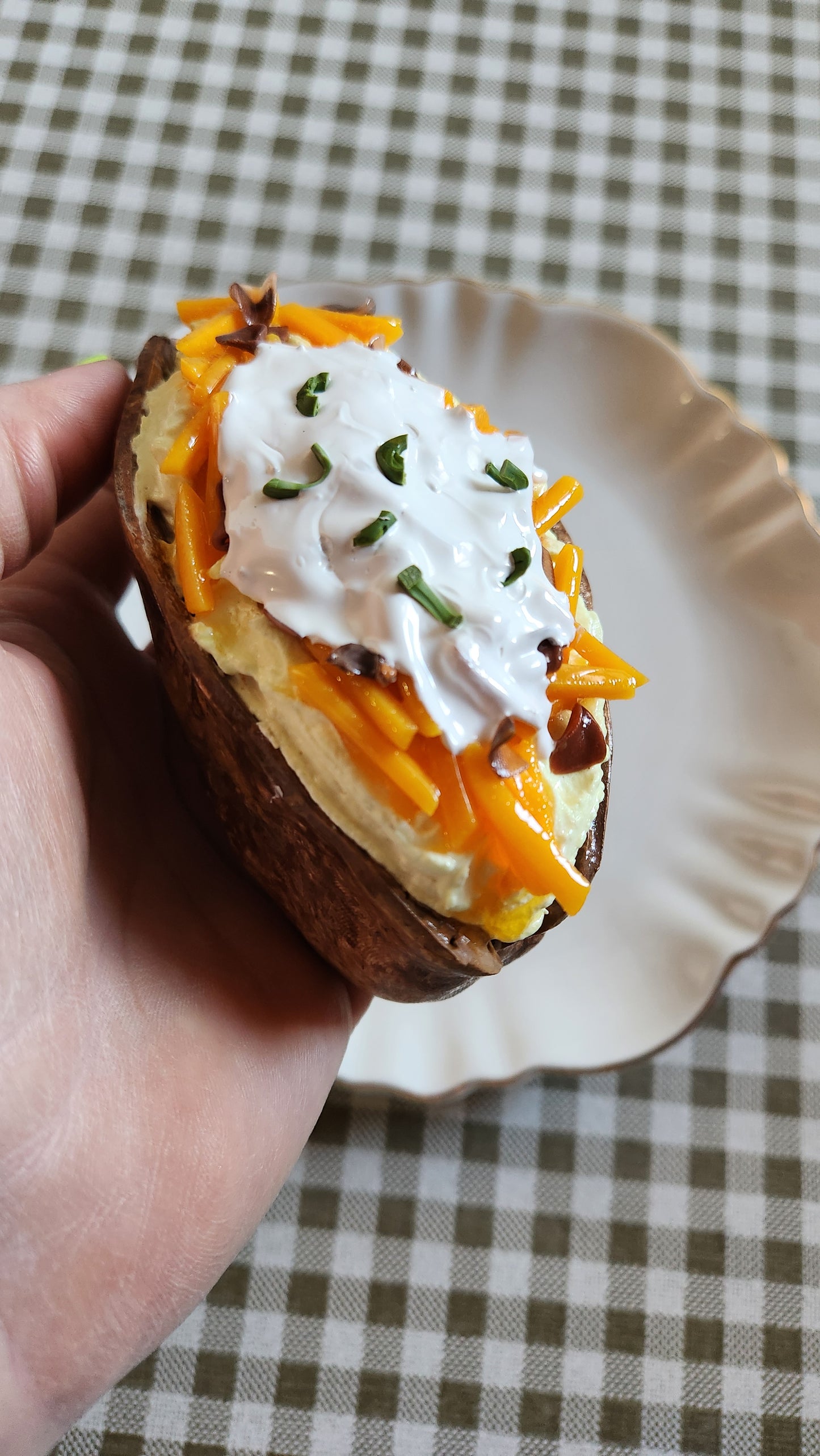 Loaded Baked Potato — Handcrafted Food Sculpture