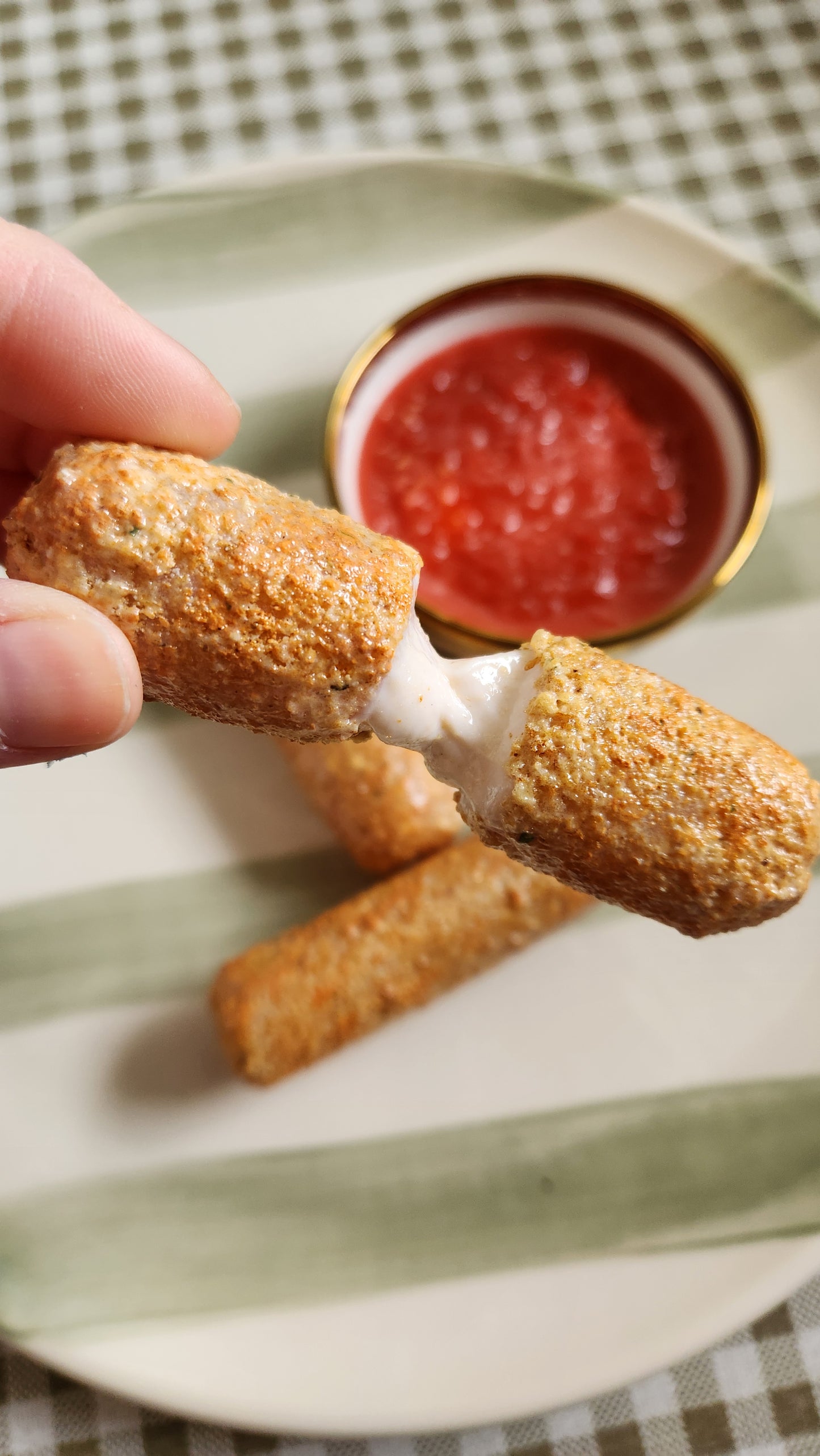 Set of 3 Mozzarella Sticks— Handcrafted Food Sculpture