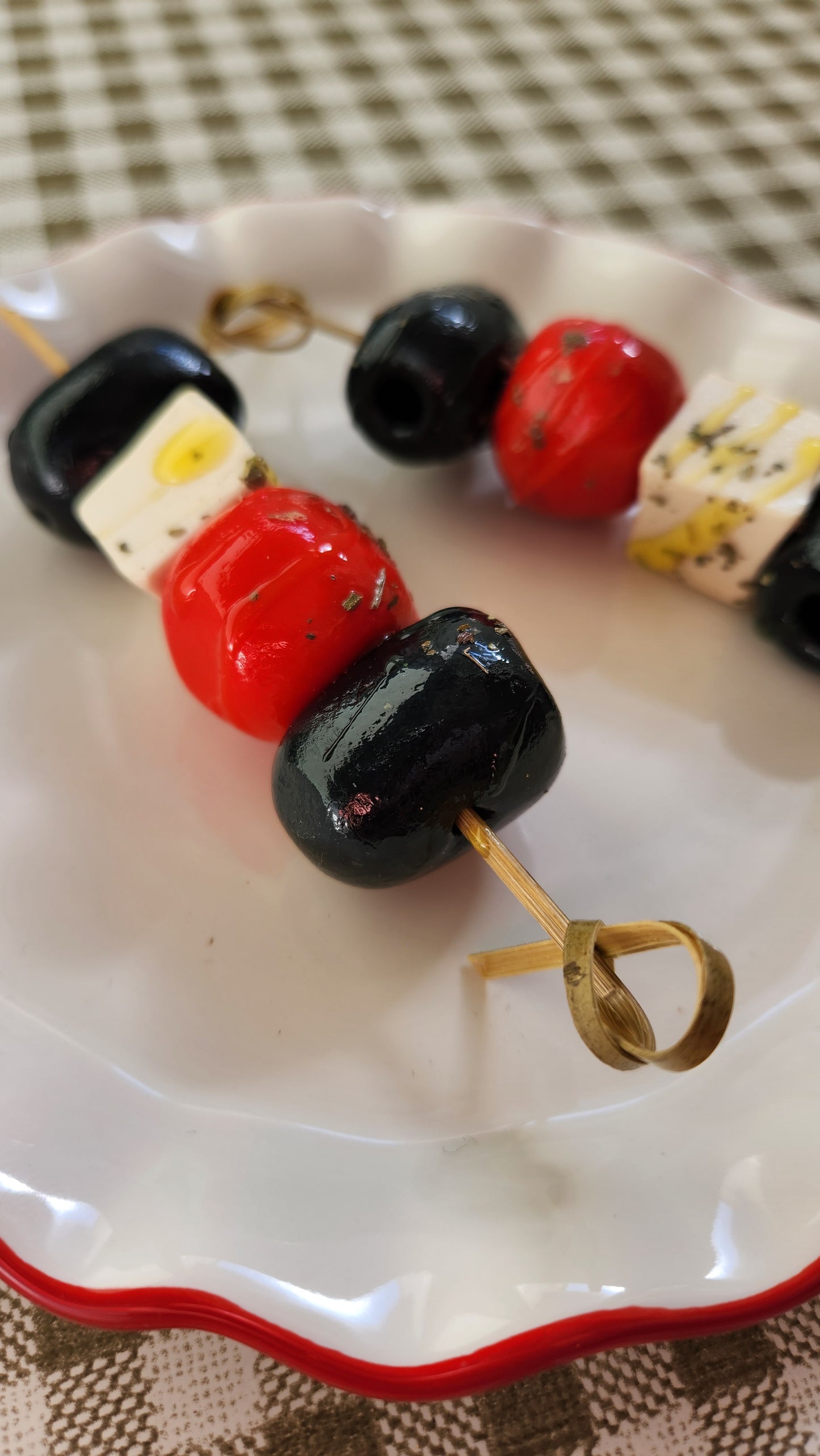 Set of 2 Antipasto Skewers — Handcrafted Food Sculpture