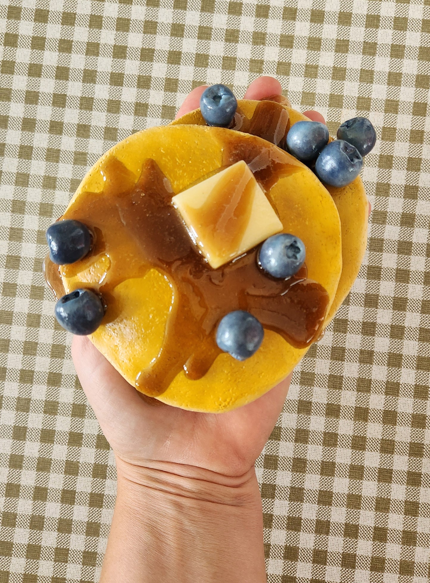 Blueberry Pancakes — Handcrafted Food Sculpture