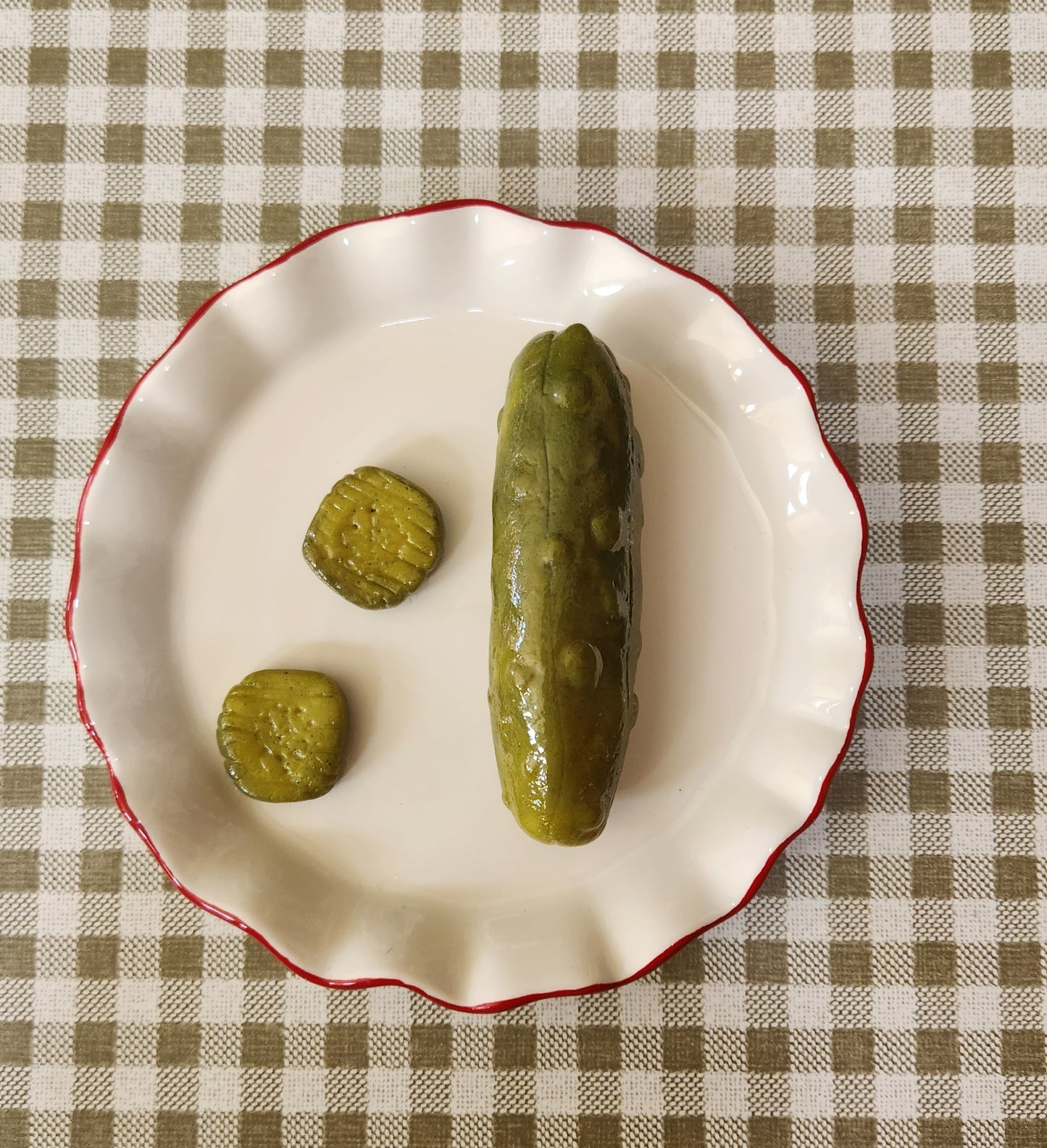 Pickle Plate — Handcrafted Food Sculpture