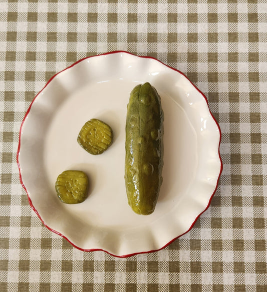 Pickle Plate — Handcrafted Food Sculpture