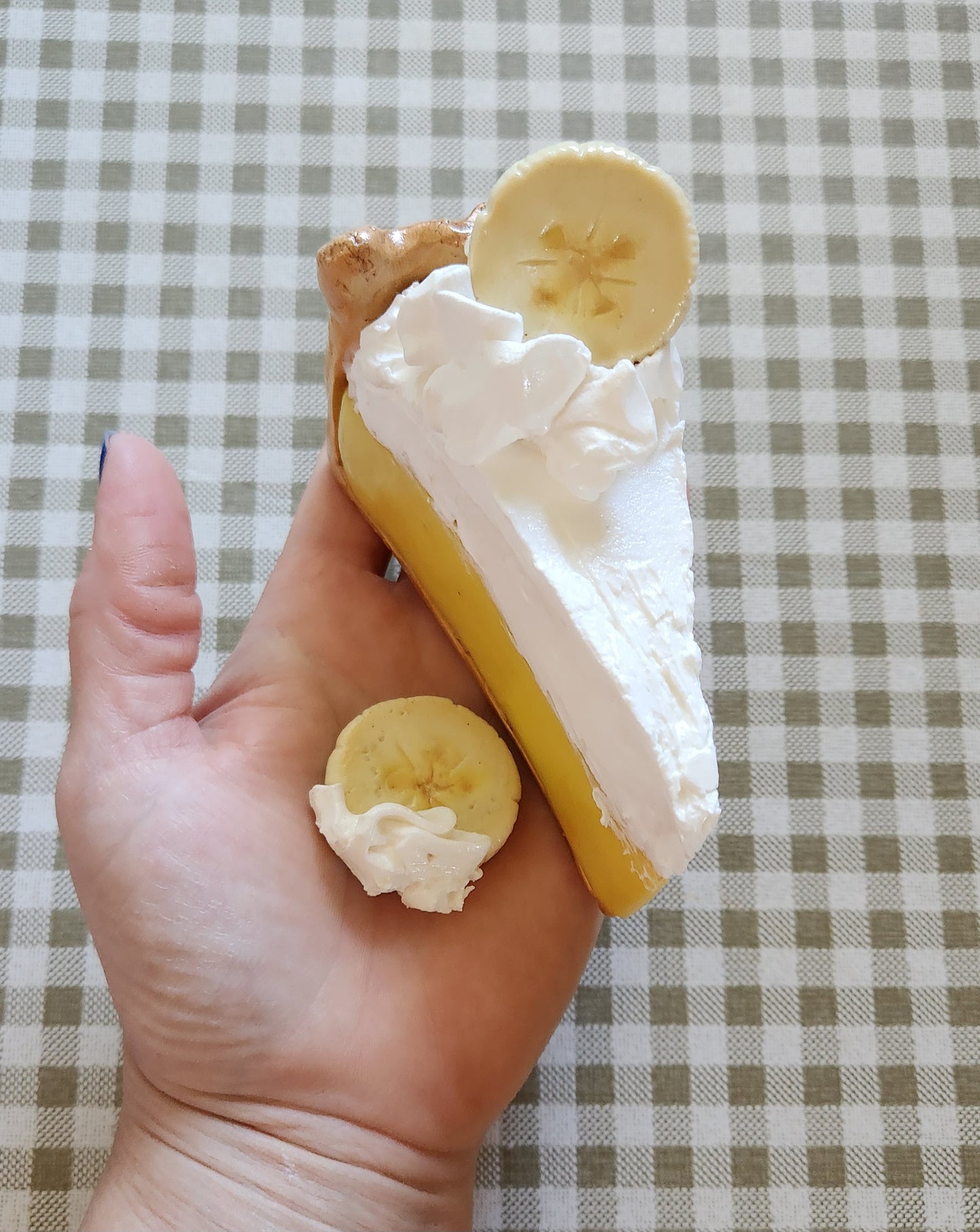 Banana Cream Pie — Handcrafted Food Sculpture