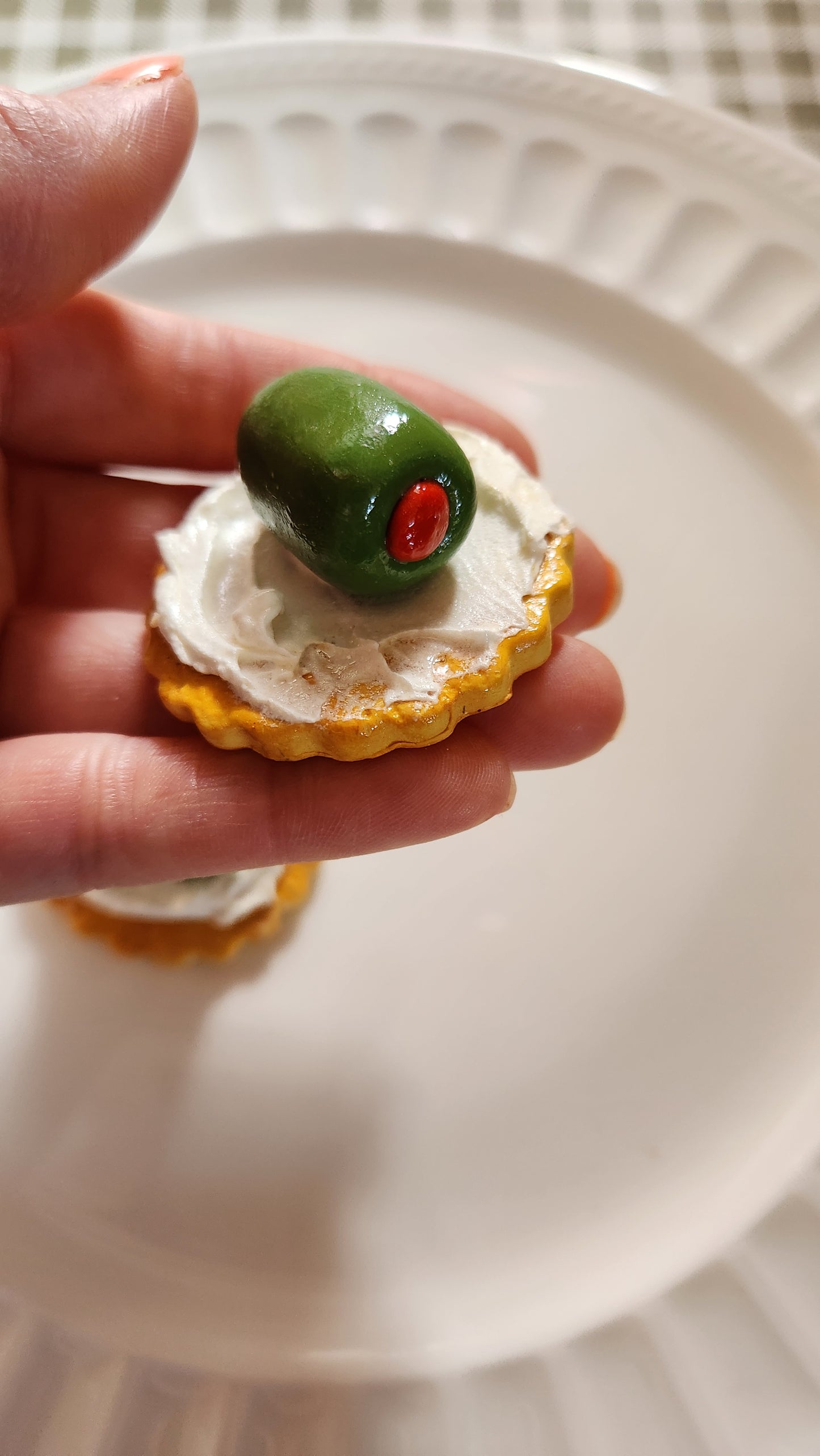 Olive Appetizer— Handcrafted Food Sculpture