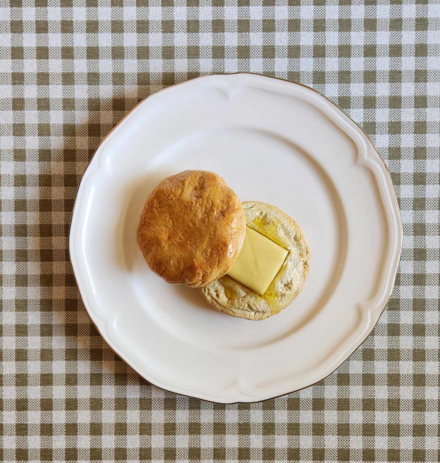 Buttered Biscuit — Handcrafted Food Sculpture