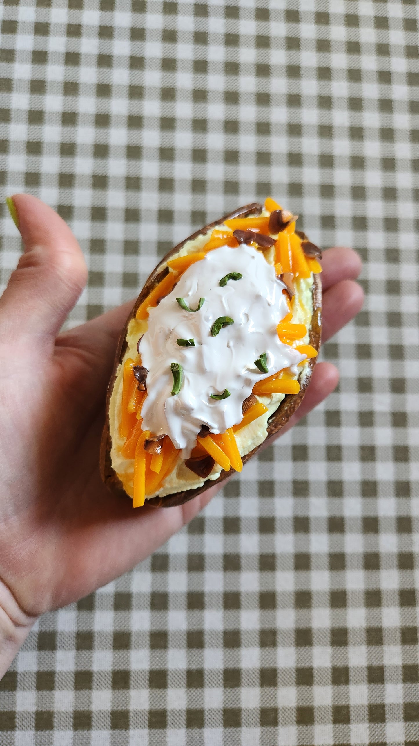 Loaded Baked Potato — Handcrafted Food Sculpture