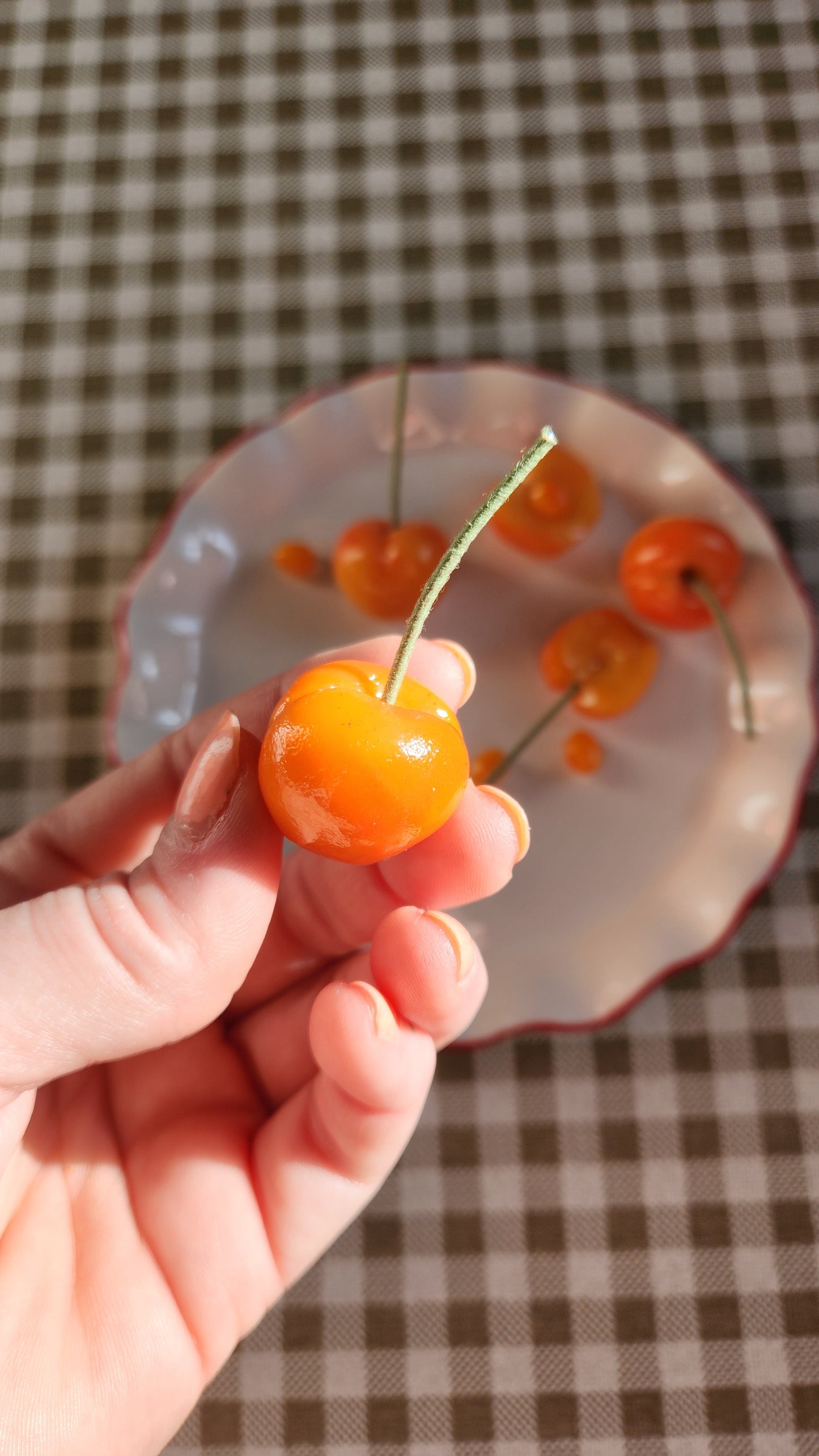 Rainier Cherries Handcrafted Food Sculpture