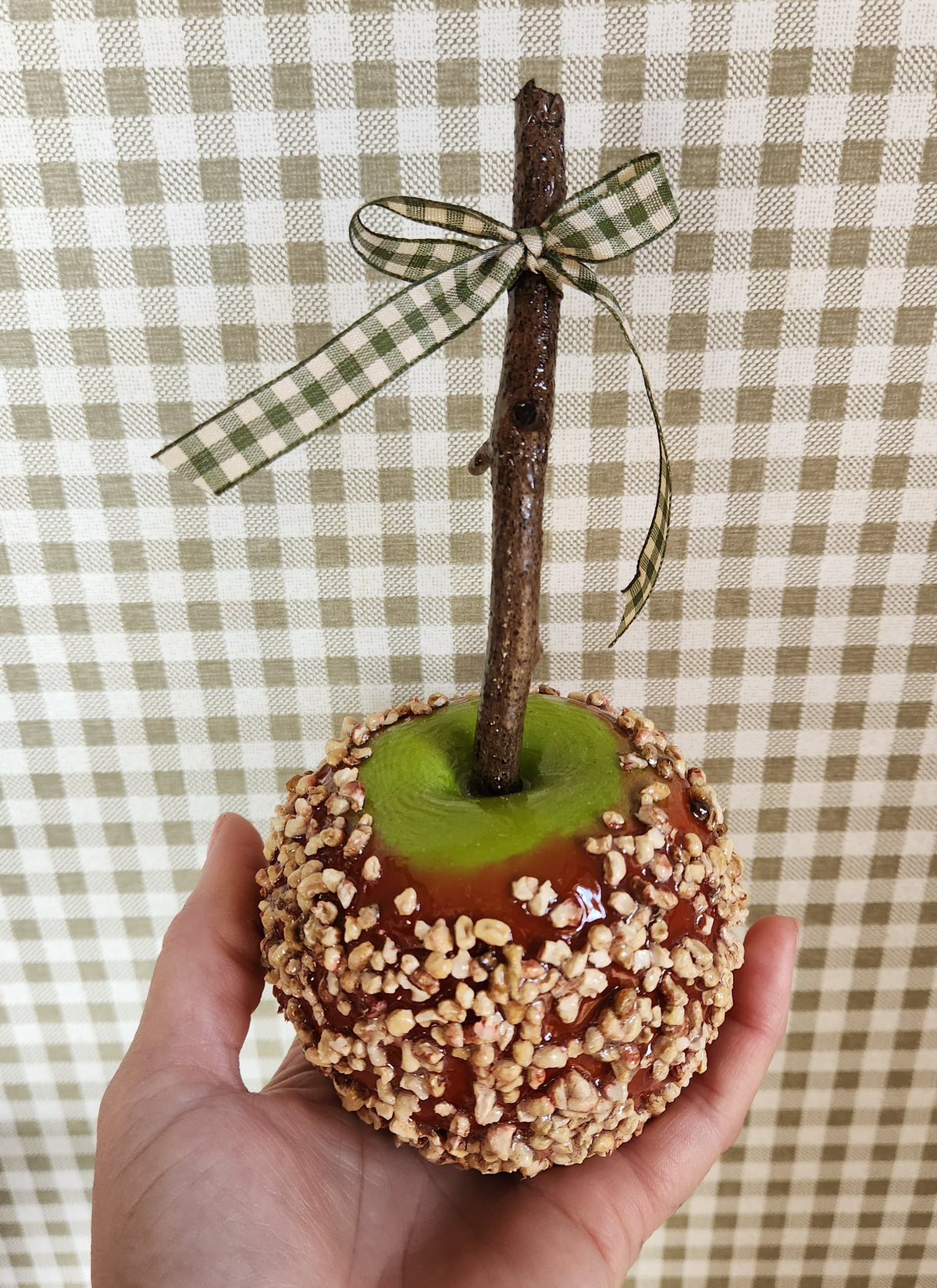 Candy Apple Hand-Finished | Full-Sized Decorative Fall & Halloween Decor