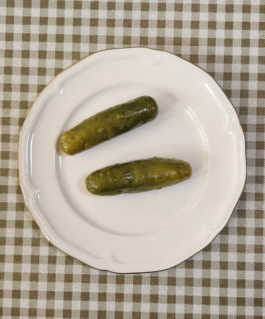 2 Pickles — Hand-sculpted Food Sculpture