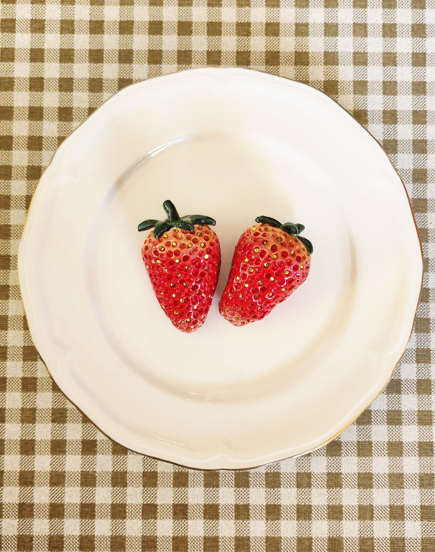 Strawberries — Handcrafted Food Sculpture