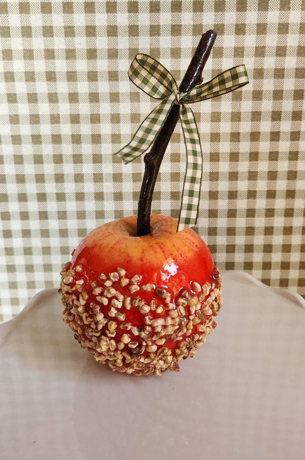 Candy Apple Hand-Finished | Full-Sized Decorative Fall & Halloween Decor