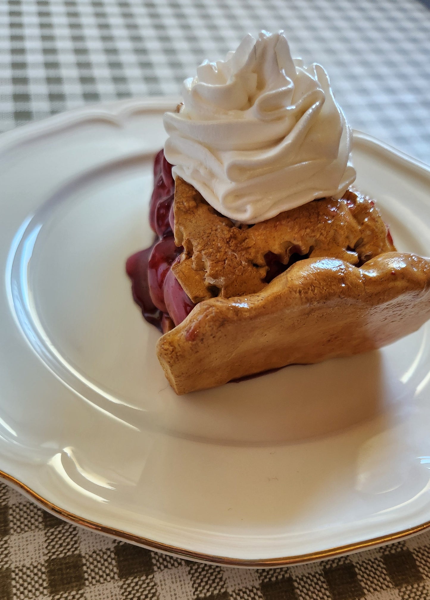 Cherry Pie — Handcrafted Food Sculpture