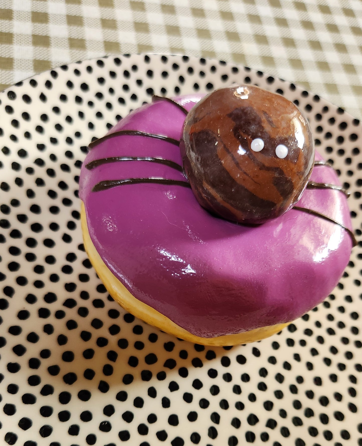 Spider Donut— Handcrafted Food Sculpture