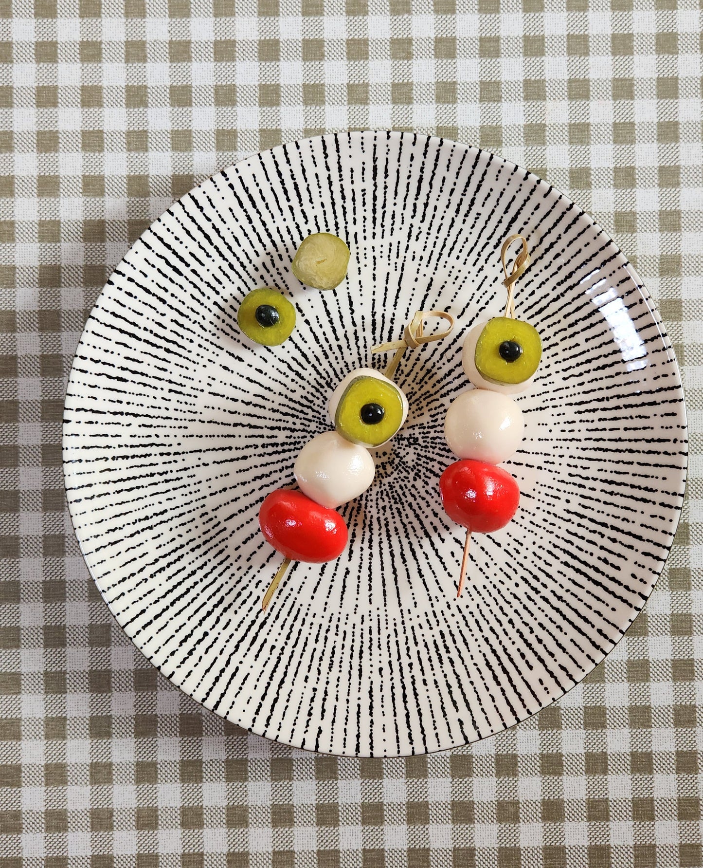 Olive Eye Skewers — Handcrafted Food Sculpture