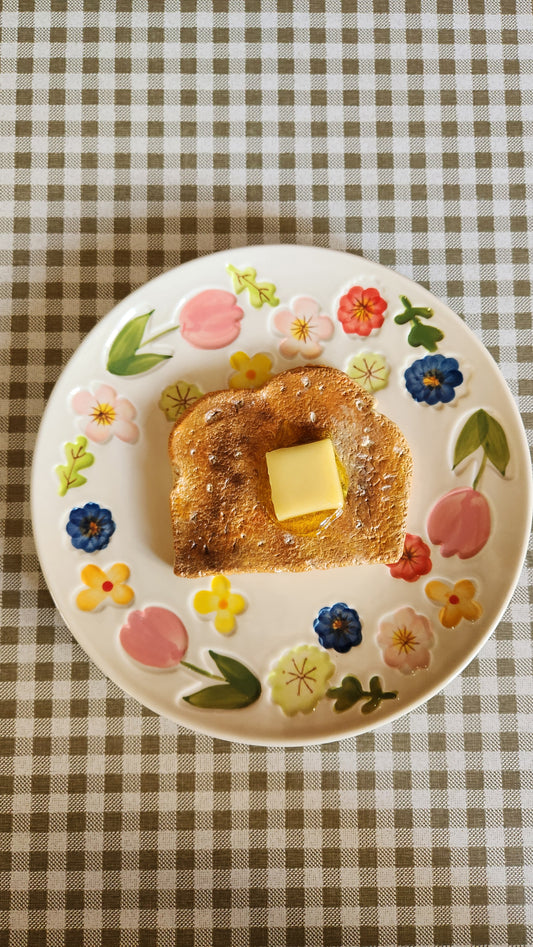Slice of Toast with Butter — Handcrafted Food Sculpture
