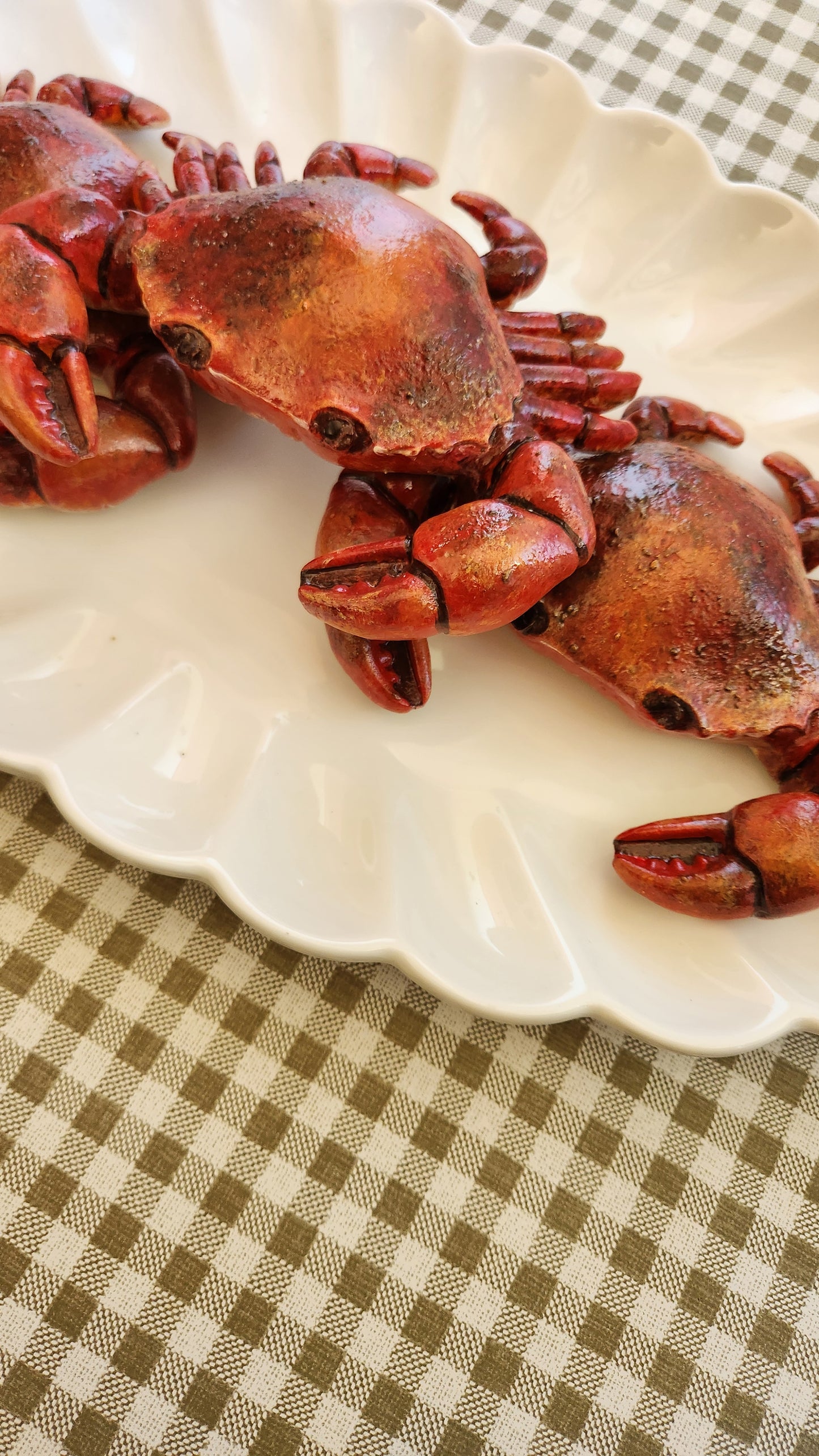 Crab— Handcrafted Food Sculpture