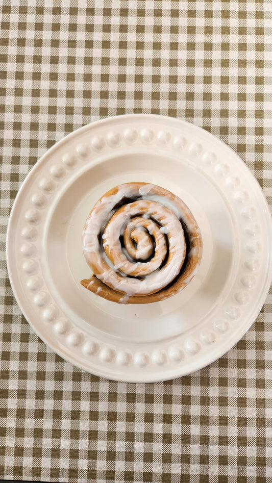 Cinnamon Roll with Icing — Handcrafted Food Sculpture