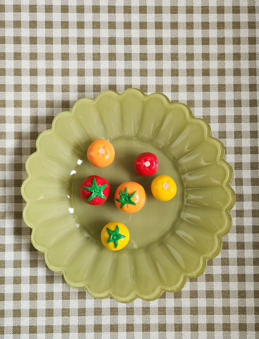 6 Cherry Tomatoes — Handcrafted Food Sculpture