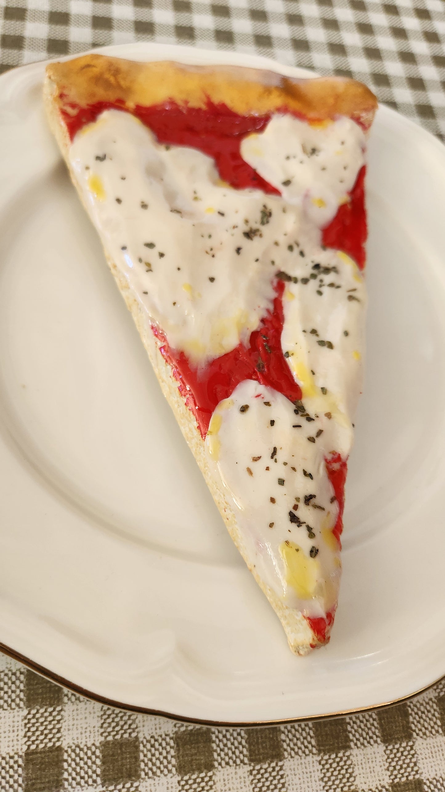 Pizza Slice — Handcrafted Food Sculpture
