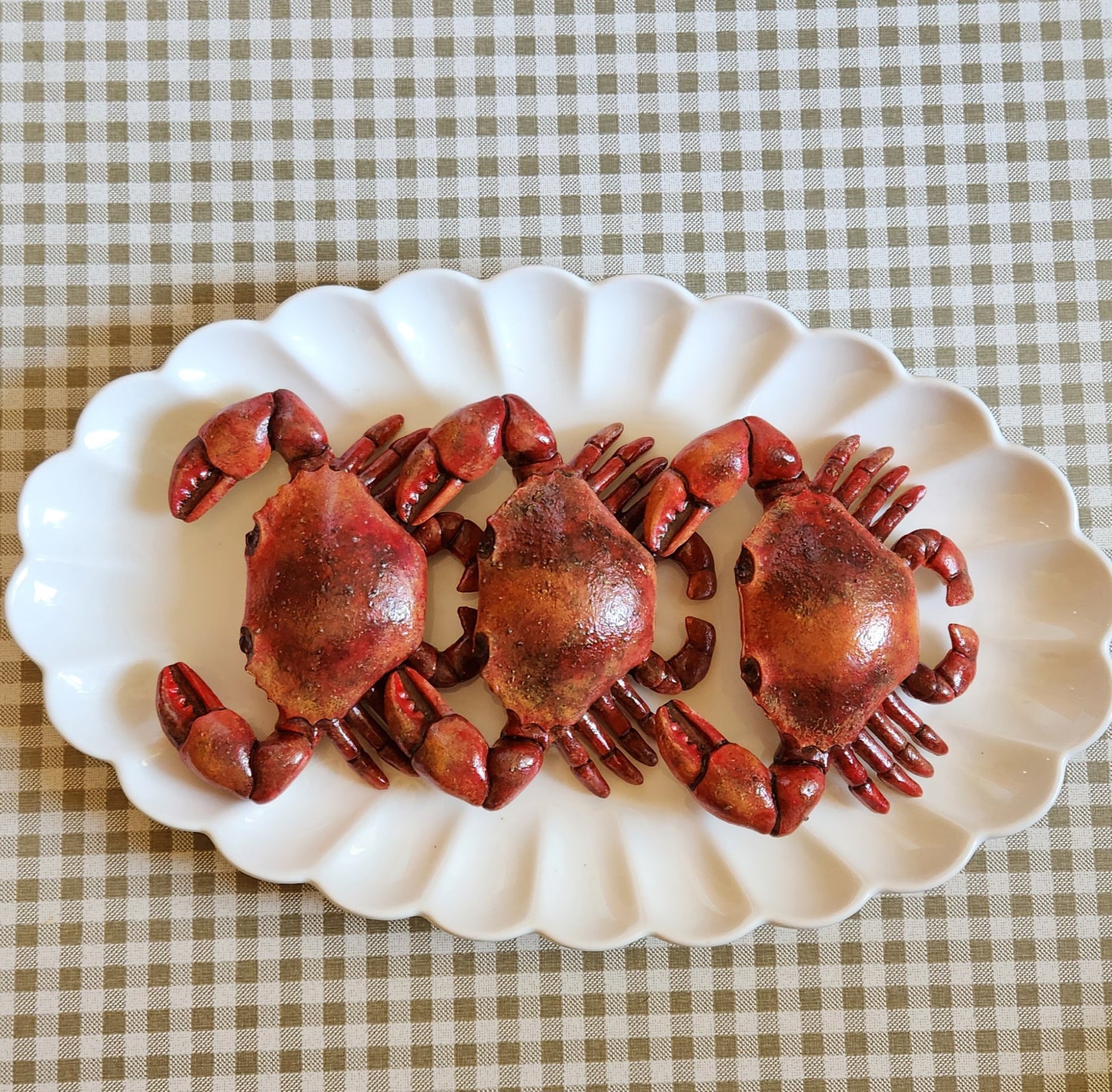 Crab— Handcrafted Food Sculpture