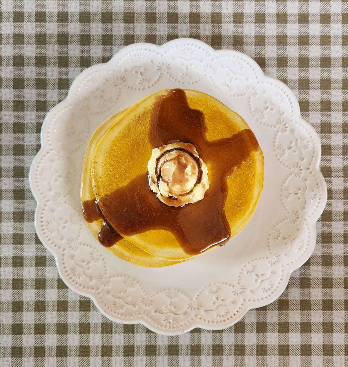 Stack of 3 Pancakes — Handcrafted Food Sculpture