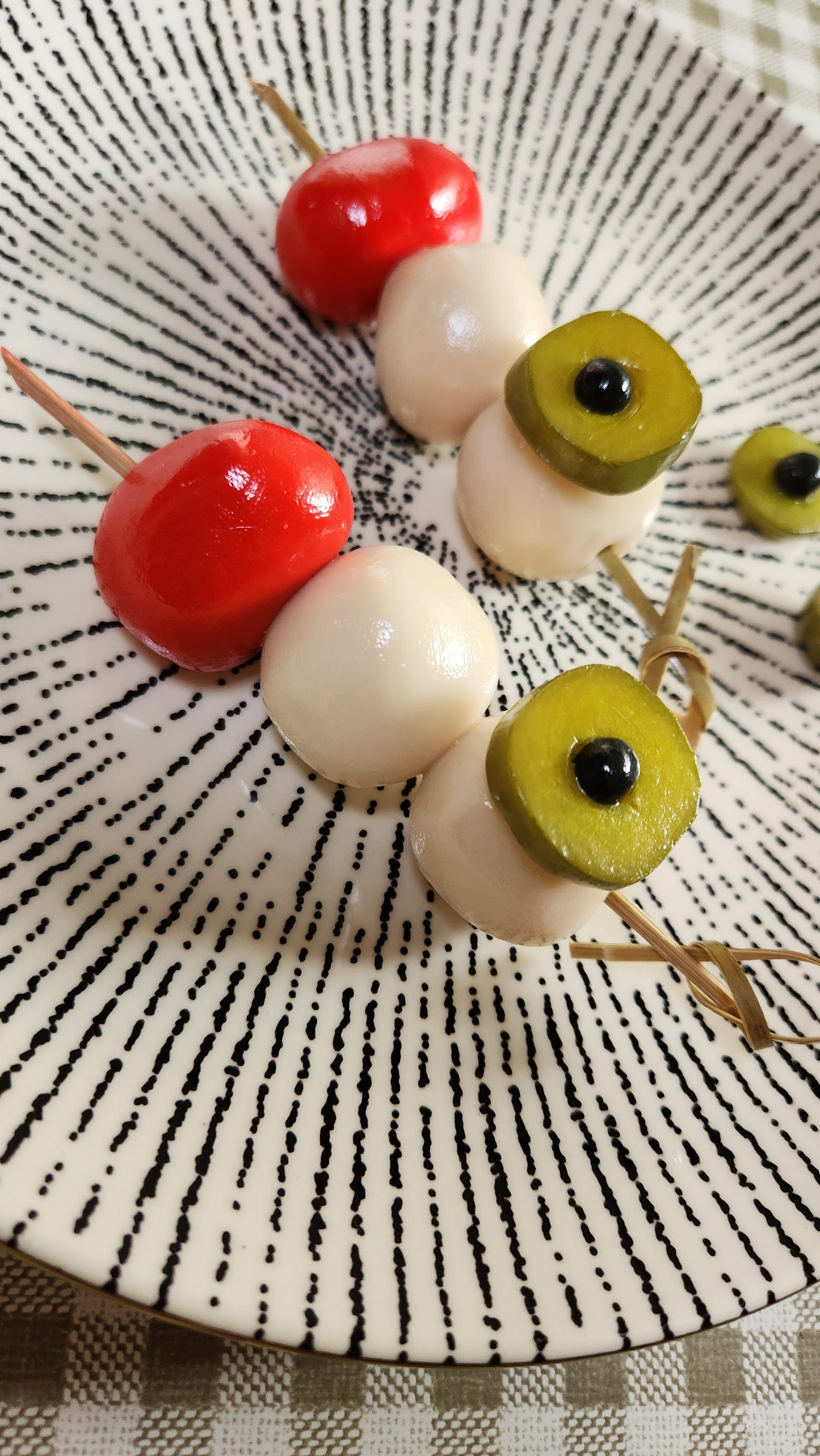 Olive Eye Skewers — Handcrafted Food Sculpture