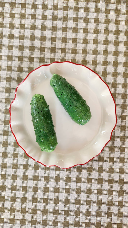 2 Pickles — Hand-sculpted Food Sculpture