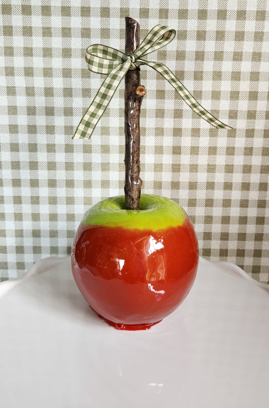 Candy Apple Hand-Finished | Full-Sized Decorative Fall & Halloween Decor