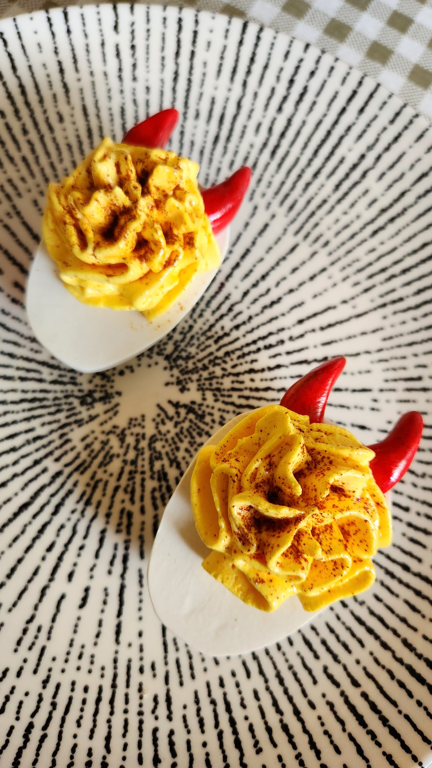 Devilish Eggs— Handcrafted Food Sculpture