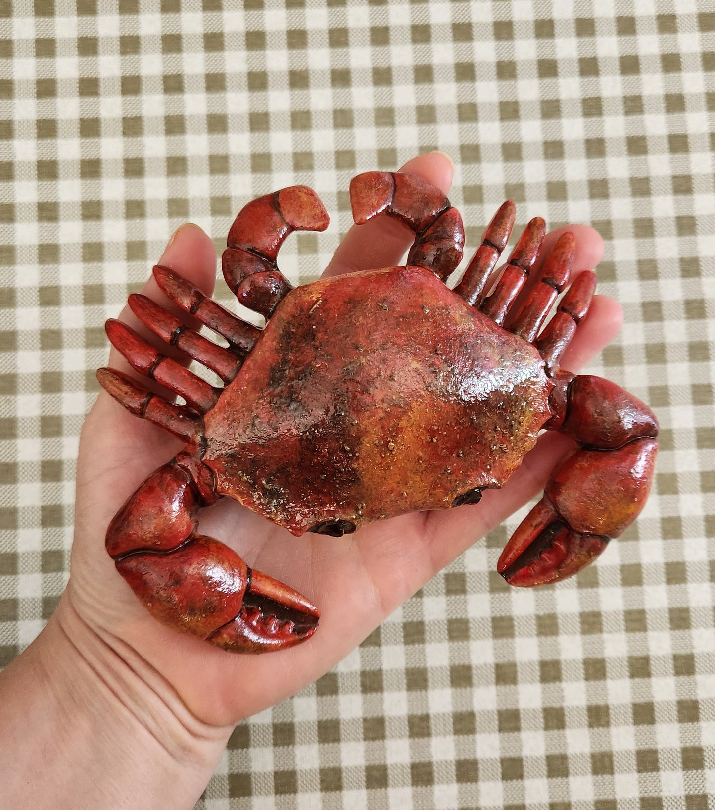 Crab— Handcrafted Food Sculpture