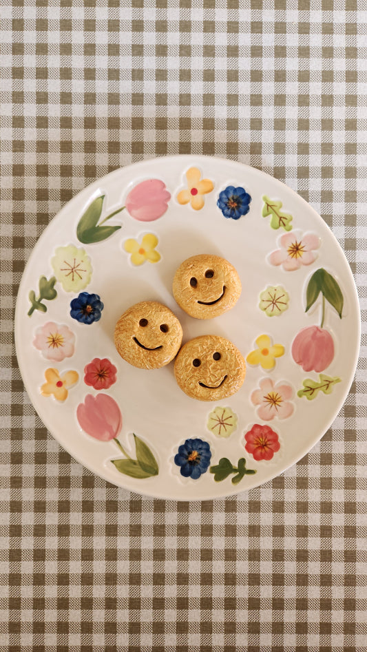 Set of 3 Smiley Face Fries — Handcrafted Food Sculpture m