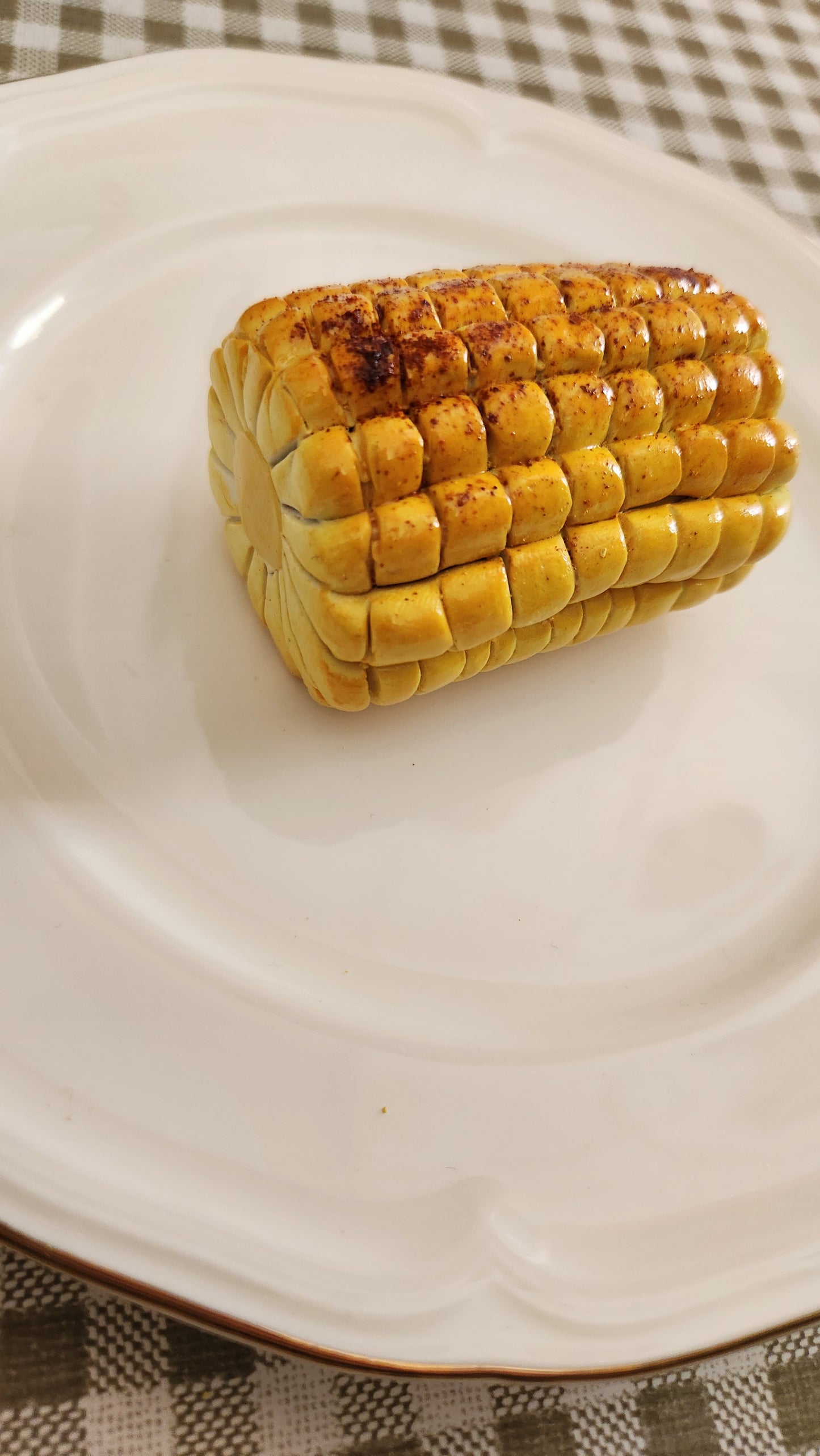 Seasoned Corn — Handcrafted Food Sculpture