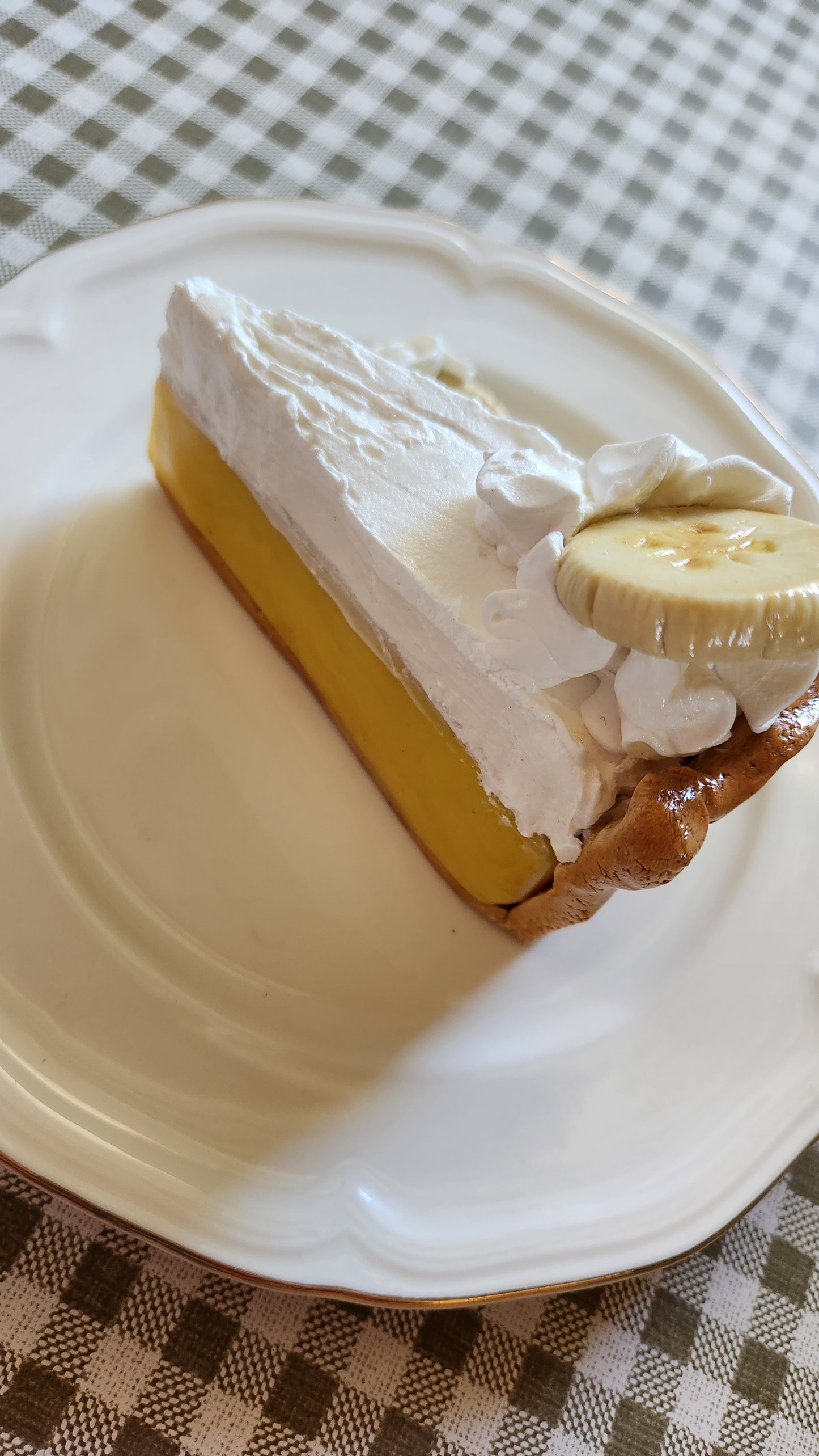 Banana Cream Pie — Handcrafted Food Sculpture