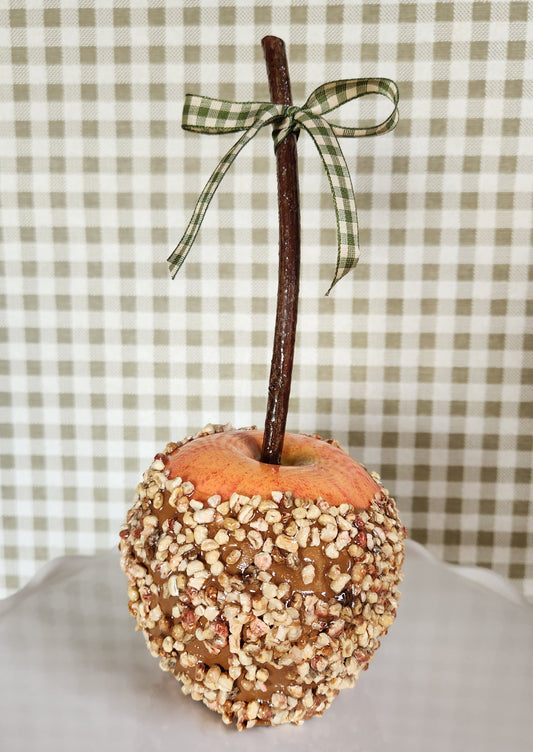 Candy Apple Hand-Finished | Full-Sized Decorative Fall & Halloween Decor