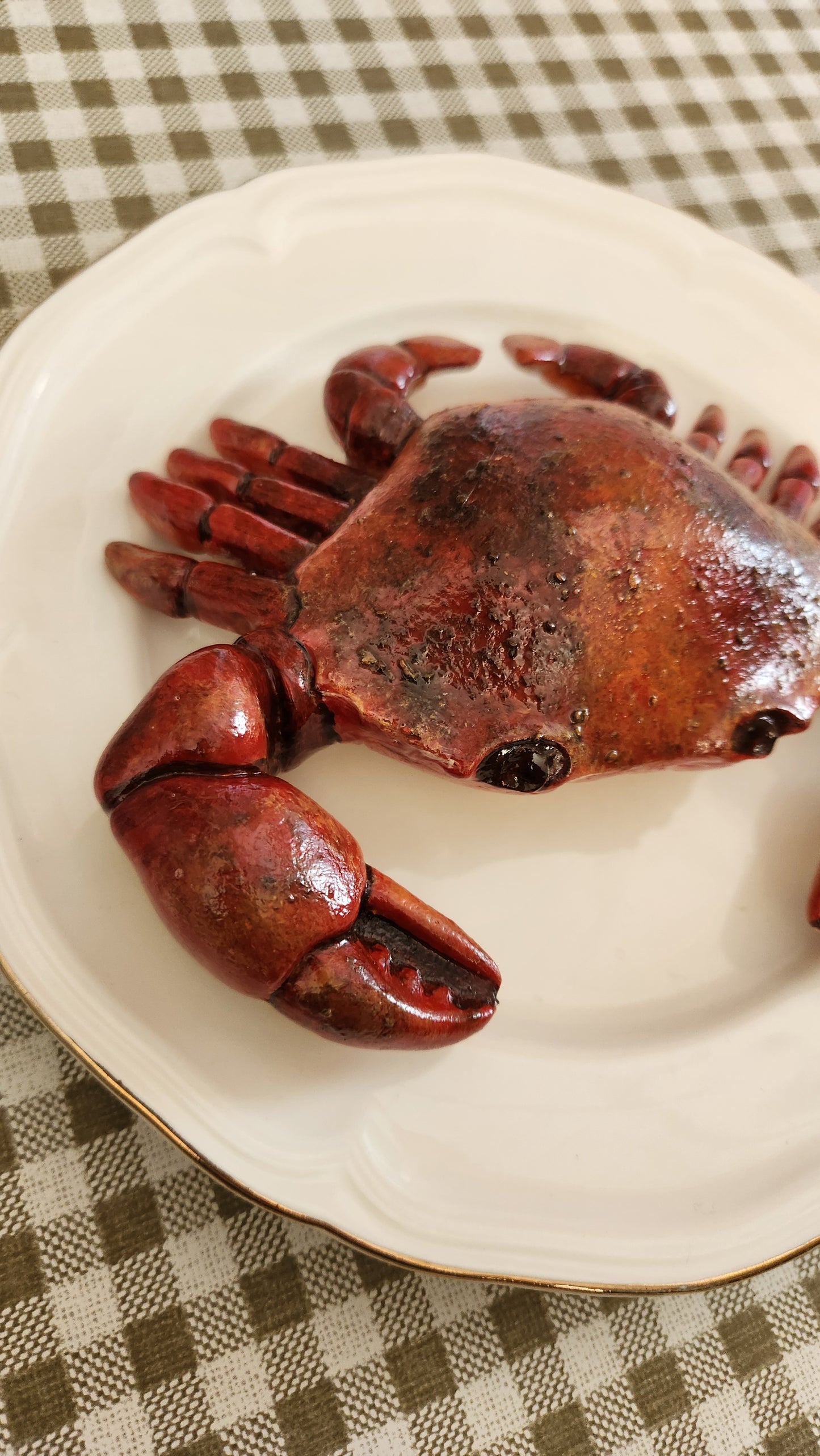 Crab— Handcrafted Food Sculpture