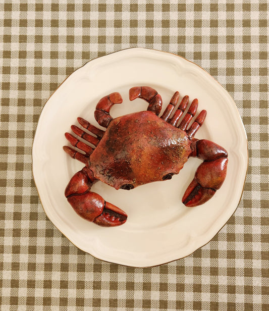 Crab— Handcrafted Food Sculpture