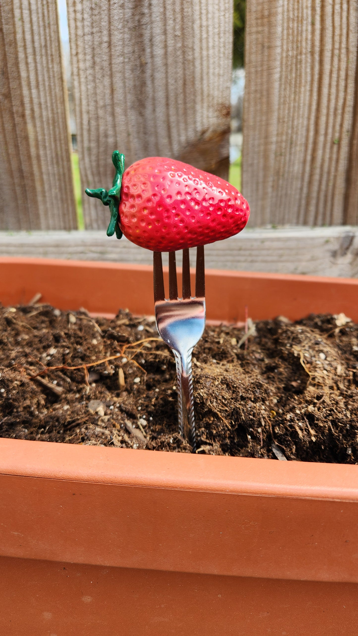 Set of 4 Garden Markers-*Garden Favorites* Hand-sculpted Food Sculpture