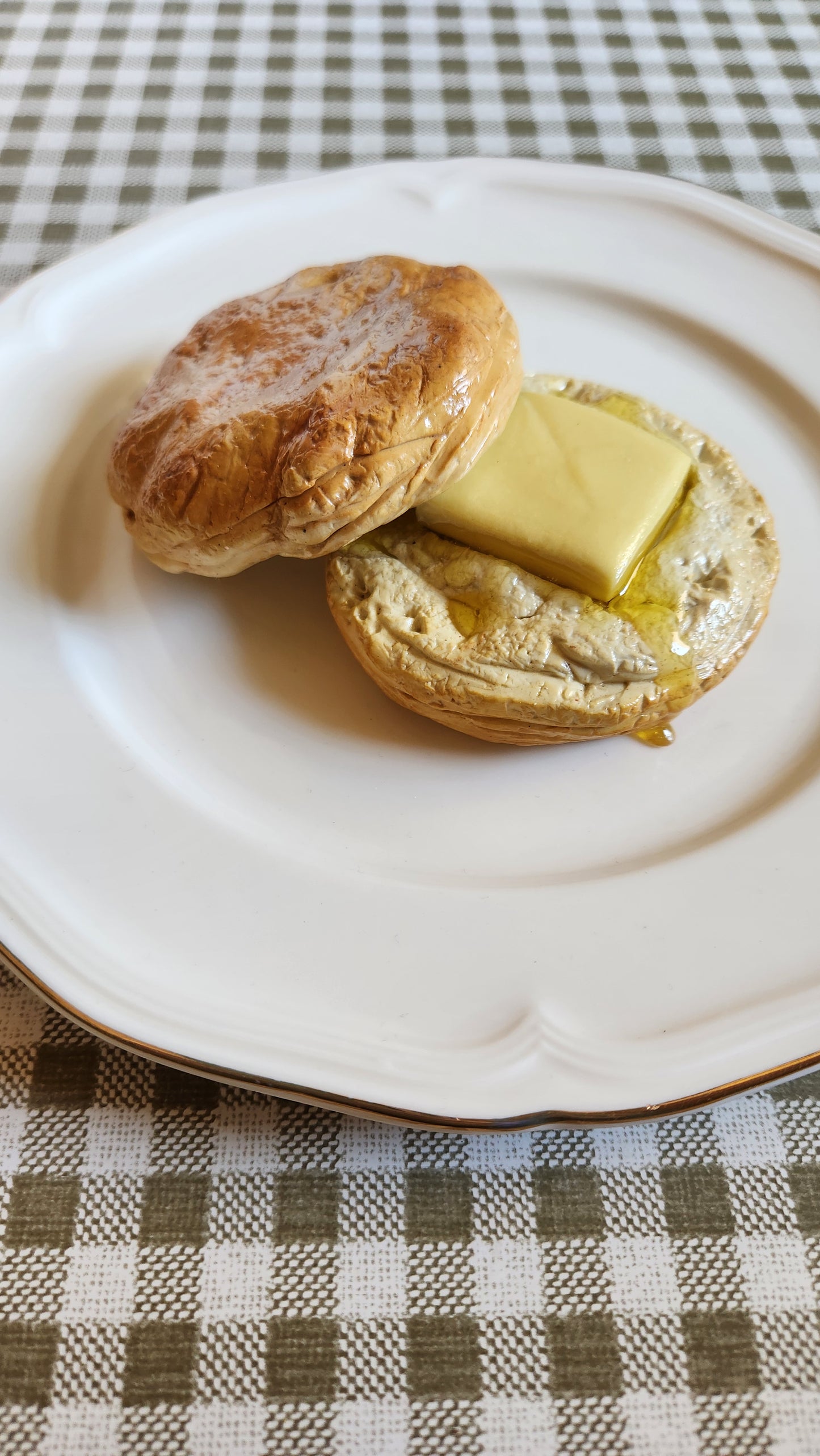 Buttered Biscuit — Handcrafted Food Sculpture