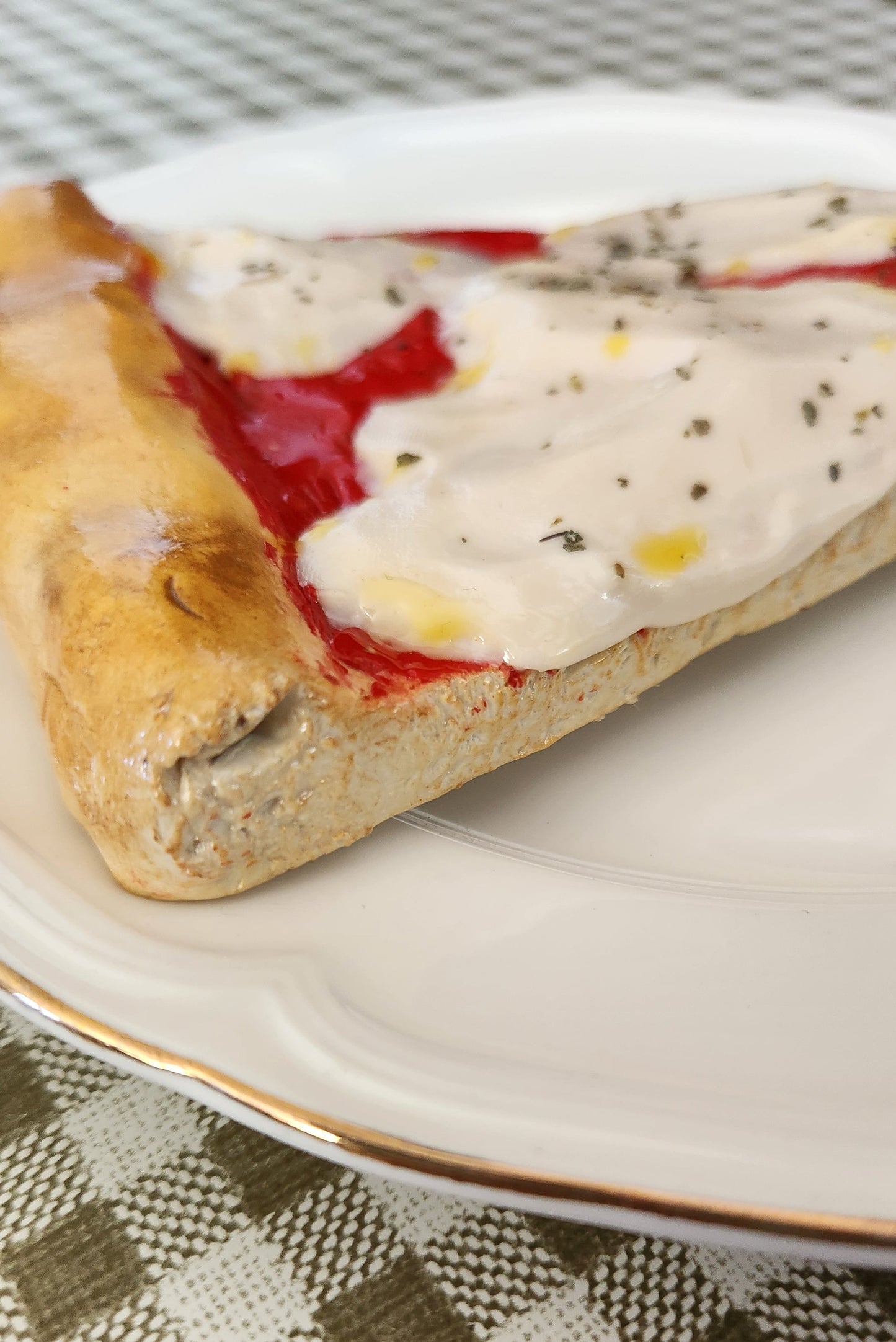 Pizza Slice — Handcrafted Food Sculpture